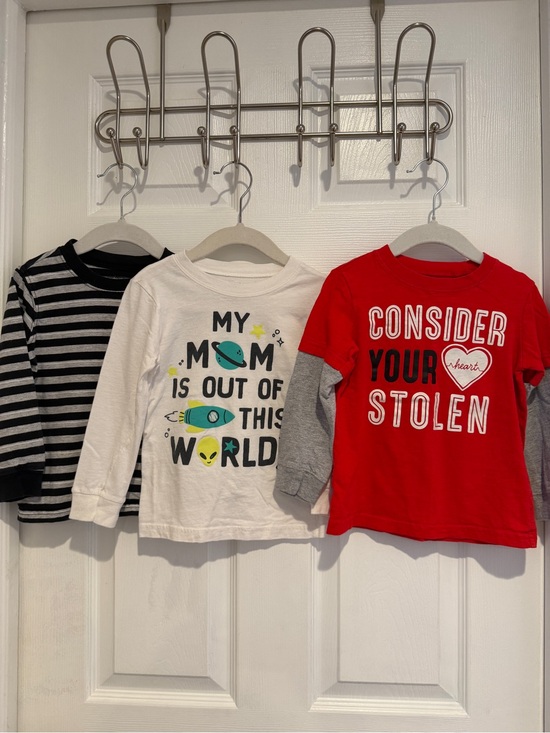Carter's Other - 3T Toddler Boys Long Sleeve Shirt Bundle Carter's Graphic Stripes